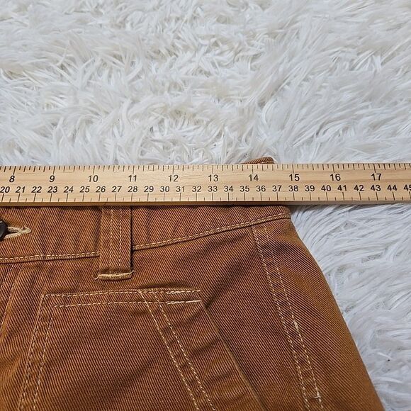 Old Navy High Rise Straight Camel Color Carpenter Style Jeans Size 4 Utility - Picture 8 of 10